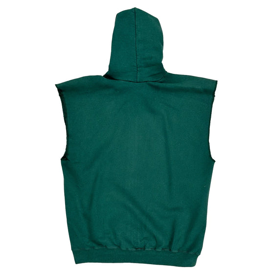 Nike Hoodie - Medium Green Cotton Blend