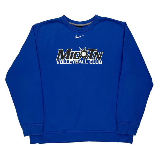 Mid Tn Volleyball Club Nike Graphic Sweatshirt - XL Blue Cotton