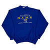 St. Louis Rams Logo Athletics Graphic Sweatshirt - Large Blue Cotton Blend