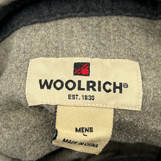 Woolrich Collared Shirt - Large Brown Cotton Blend