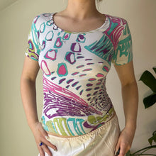  Vintage multicoloured Emilio Pucci T-Shirt - womens medium