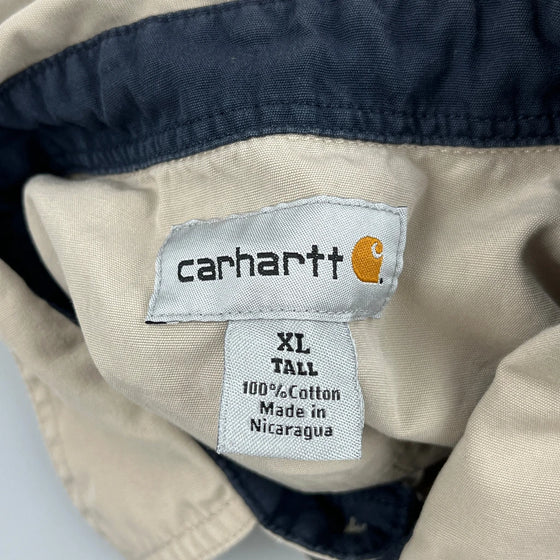 Carhartt Tall Shirt - XL Beige Cotton