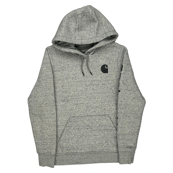 Carhartt Hoodie - XS Grey Cotton Blend