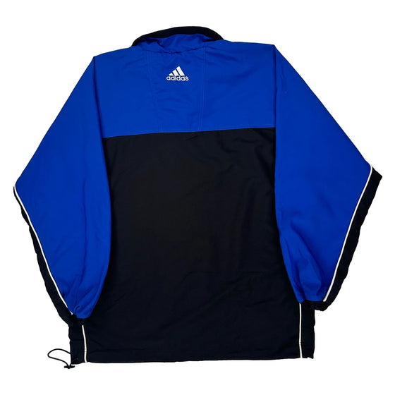 Adidas Slim Fit Track Jacket - XL Blue Polyester