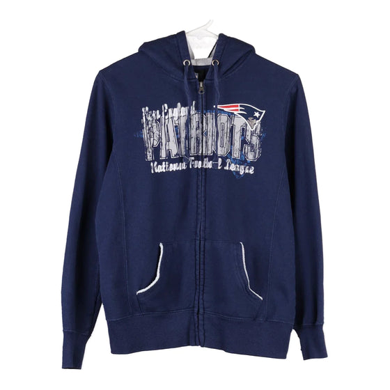 Vintage blue New England Patriots Nfl Hoodie - womens small