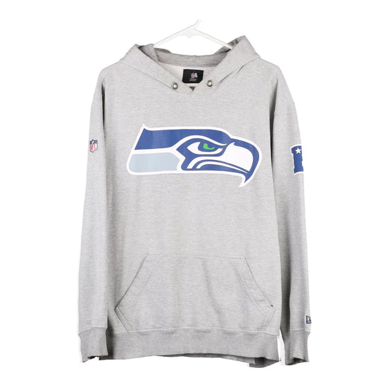 Vintage grey Seattle Seahawks Nfl Hoodie - mens medium