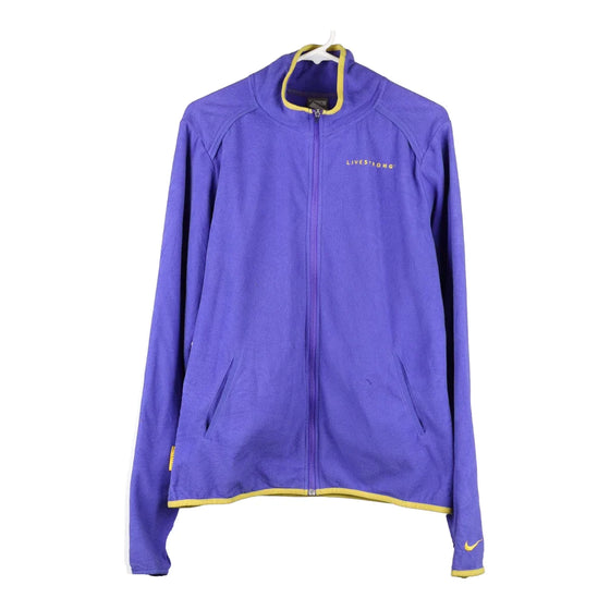 Vintage purple Livestrong Nike Fleece - womens large