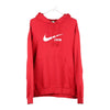 Vintage red Swim Nike Hoodie - mens x-large