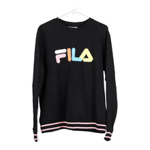 FILA Womens Padded Jacket UK 16 Large Black Nylon, Vintage & Second-Hand  Clothing Online