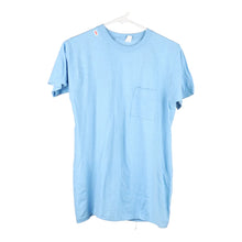  Vintage blue Fruit Of The Loom T-Shirt - mens medium