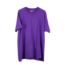  Vintage purple Fruit Of The Loom T-Shirt - mens x-large