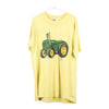 Vintage yellow Fruit Of The Loom T-Shirt - mens x-large