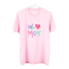 Vintage pink We Love Mom Screen Stars T-Shirt - womens medium