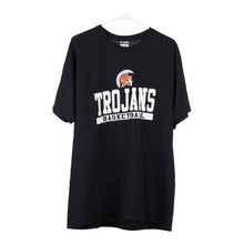  Vintage black Trojans Basketball 2011 Jerzees T-Shirt - mens x-large