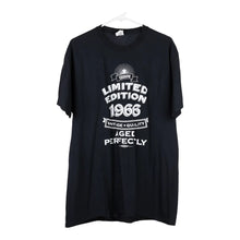  Vintage black 1966 Aged Perfectly County Seat T-Shirt - mens small