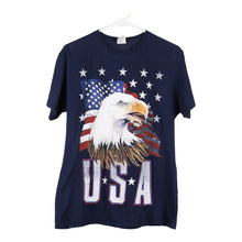  Vintage blue USA Jerzees T-Shirt - mens medium