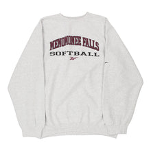  Vintage grey Menomonee Falls Softball Reebok Sweatshirt - mens x-large