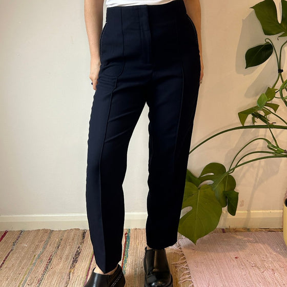 Vintage navy Celine Trousers - womens 28" waist