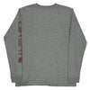 Carhartt Long Sleeve T-Shirt - Small Grey Cotton Blend