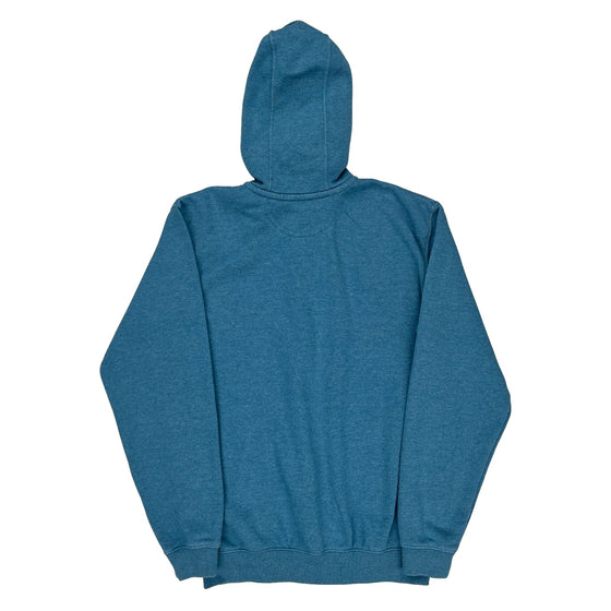 Carhartt Oversized Zip Up - Small Turquoise Cotton Blend