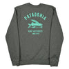 Surf Activists Patagonia Sweatshirt - Small Grey Cotton Blend