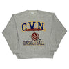 Basketball Tultex Graphic Sweatshirt - Large Grey Cotton Blend