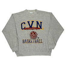  Basketball Tultex Graphic Sweatshirt - Large Grey Cotton Blend