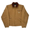 Carhartt Cropped Jacket - Large Brown Cotton