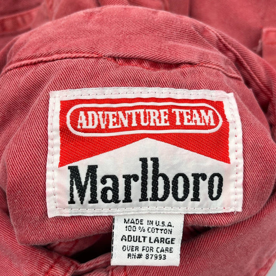 Adventure Team Marlboro Denim Shirt - Large Red Cotton