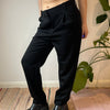 Vintage black Celine Trousers - womens 32" waist