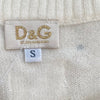 Vintage cream Dolce & Gabbana Cardigan - womens small