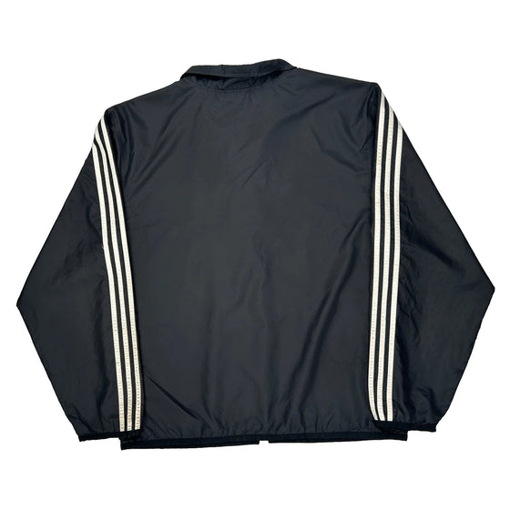 Adidas Track Jacket - Large Black Polyester