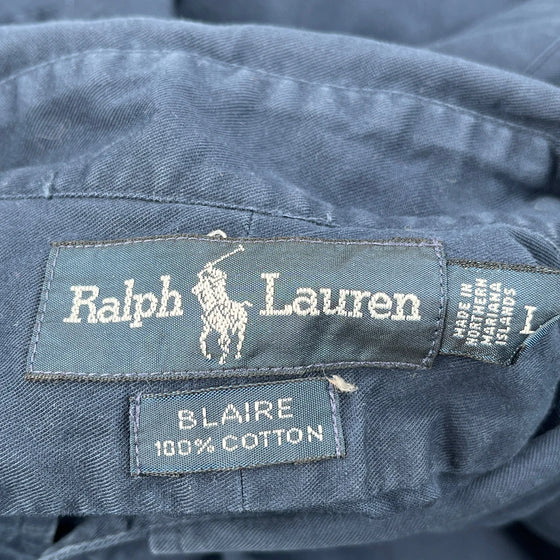 Blaire Ralph Lauren Shirt - Large Blue Cotton