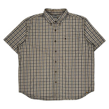  Carhartt Checked Short Sleeve Shirt - 2XL Brown Cotton