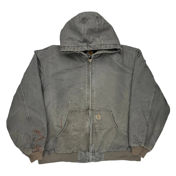 Carhartt Oversized Jacket - 3XL Grey Cotton