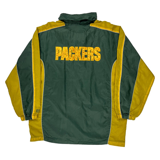 Green Bay Packers Nfl Windbreaker - Large Green Polyester