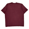 Carhartt T-Shirt - XL Burgundy Cotton