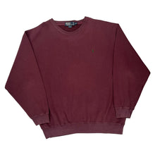  Ralph Lauren Sweatshirt - XL Burgundy Cotton Blend