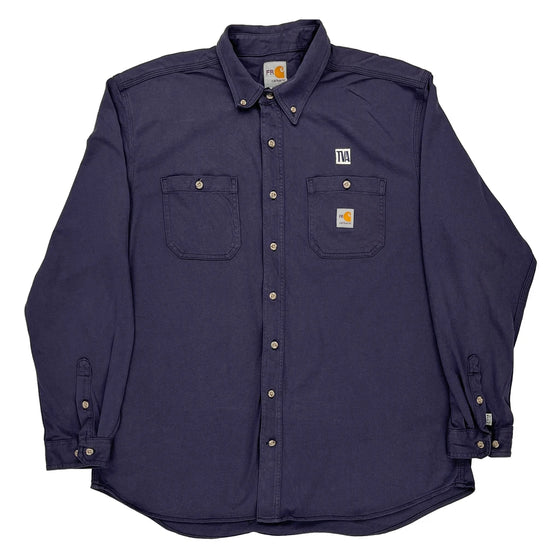 Tva Carhartt Shirt - XL Blue Cotton