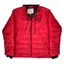  True Religion Puffer - Large Red Polyester