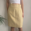 Vintage yellow Dolce & Gabbana Mini Skirt - womens 28" waist