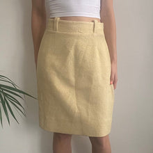  Vintage yellow Dolce & Gabbana Mini Skirt - womens 28" waist