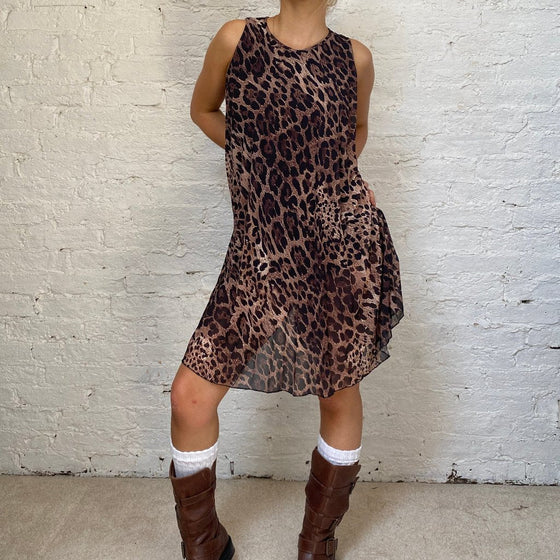 Vintage brown Unbranded Dress - womens large