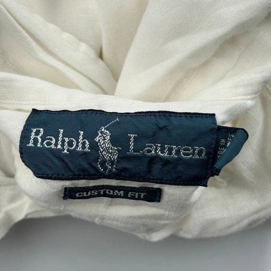 Ralph Lauren Fitted Shirt - Small White Cotton