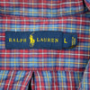 Ralph Lauren Checked Shirt - Large Red Cotton