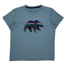  Bear Logo Patagonia T-Shirt - Medium Blue Cotton