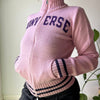 Vintage pink Converse Zip Up - womens medium