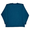 Pocket Carhartt Long Sleeve T-Shirt - Large Blue Cotton