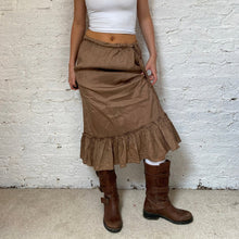  Vintage brown Brian Dales Midi Skirt - womens small