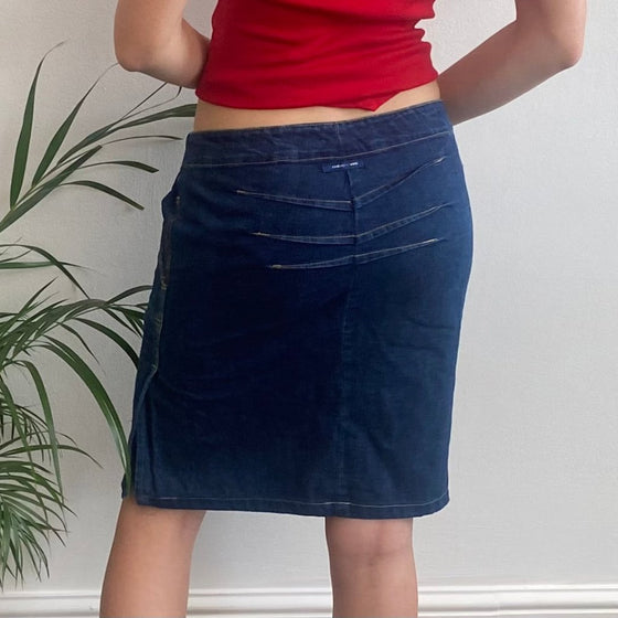 Vintage blue Mbc Ws Denim Skirt - womens 29" waist